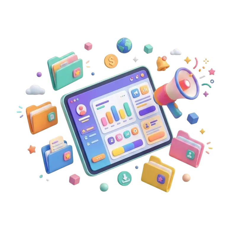Premium Digital Downloads 3D Illustration